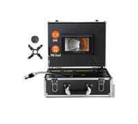 SucceBuy caméra de canalisation, 165 ft/50 m de câble, caméra d'inspection de canalisation avec écran 7 pouces, étanche IP68, fonction DVR, 12 LED réglables, carte SD 16 GB pour les travaux de canalis