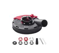 SucceBuy Capot de Protection 17x14x8cm Avec 6 Rondelles Compatible avec meule 10 à 12,5cm