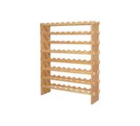 SucceBuy Casier à vin modulaire 72 bouteilles 8 niveaux Bois OPX-WR892LL