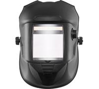 SucceBuy Casque de soudage automatique avec technologie True-Color, champ de vision 100 x 80 mm, à énergie solaire, équipé de 4 détecteurs d'arc, DIN 4/5-9/9-13, convient pour le soudage TIG, MIG ains