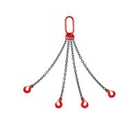SucceBuy Chaîne de Levage 100cm Avec Crochet Réglable Capacité 4988kg Pour Palan à Moteur