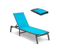 Fauteuil chaise longue SucceBuy en aluminium pour l'extérieur - votre endroit idéal pour vous détendre. Ce fauteuil lounge de terrasse SucceBuy est parfait pour la terrasse, la plage ou la piscine.