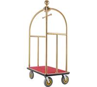 SucceBuy Chariot à bagages pour hôtel, capacité de charge 680kg, chariot pour valises, 1080x640x1920mm