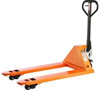SucceBuy Chariot à palettes avec une capacité de charge de 3 tonnes, transpalette manuel avec fourches de 1220 x 685 mm, hauteur de levage des fourches de 8,5 à 18 cm, convient pour les usines, les en
