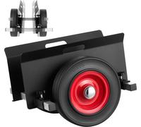 SucceBuy Chariot à panneaux, capacité de charge de 453,6 kg, aide au transport avec roues en caoutchouc, idéal pour les panneaux, matelas, portes et cloisons sèches, noir