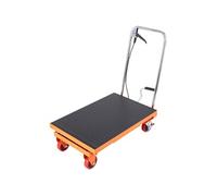 SucceBuy Chariot à Table Elévatrice Hydraulique Capacité 230kg Hauteur Levage 72cm