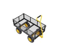 SucceBuy Chariot de Jardin Transport Capacité 408,23kg Résiste à La Corrosion