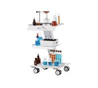 SucceBuy Chariot De Laboratoire En Acier 3 Couches Capacité 100kg Pour Salon Hôpital