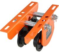 SucceBuy Chariot Porte Palan Electrique Capacité 1000kg Pour Palan Poutre I Droite & Courbée