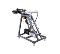 SucceBuy Cintreuse 750W Maximal Angle 180° Avec Vérin Hydraulique 6L et Roulettes Acier