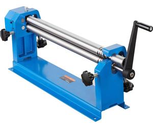 SucceBuy Cintreuse 890x230x305 mm, Cintreuse avec largeur de travail de 610 mm, Plieuse de tôles avec 2 rouleaux amovibles pour tôles d'acier, de cuivre et d'aluminium