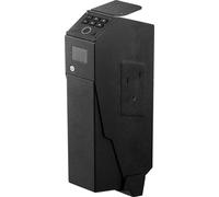 SucceBuy Coffre-fort pour armes Coffre-fort pour pistolets avec empreinte digitale/mot de passe (clavier à 6 chiffres offret de rangement sécurisé avec LED pour 1 pistolet & chargeur, 190 x 98
