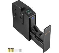 SucceBuy Coffre-fort pour armes pour pistolets, à montage mural, avec empreinte digitale, clé ou mot de passe. Fabriqué en acier laminé à froid, dimensions : 320 x 255 x 95 mm, coffre-fort mural sécur