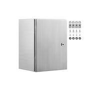 SucceBuy Coffret Electrique en Acier Inoxydable 50x40x20cm Etanche IP66 Pour Equipements