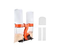 SucceBuy Collecteur de Poussière Cône Vortex 144x73x200cm 3HP Pour Travail Bois Acier