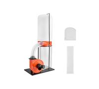 SucceBuy Collecteur de Poussière Cône Vortex 2HP 230V Mobile Pour Travail Bois Acier