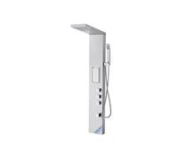 SucceBuy Panneau de douche 3 en 1 Système de tour avec fonction pluie et cascade, 1345 mm