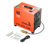 SucceBuy Compresseur d'air PCP 800W Compresseur de pistolet à air double cylindre 4500PSI/30Mpa Compresseur à arrêt automatique pour fusil à air et plongée sous-marine