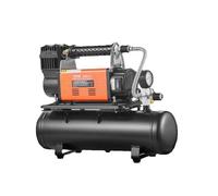 SucceBuy Compresseur d'air robuste 12 V avec gonfleur de pneu portable Compresseur d'air tout-terrain Manomètre numérique Gonfleur de pneu