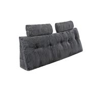 SucceBuy Coussin de Lecture 151x20,5x53cm Avec 2 Poches Latérales et 2 Appuis-Tête