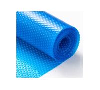 SucceBuy Couverture Solaire Pour Piscine Epaisseur de 0,04cm Bleu Polyéthylène