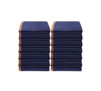 SucceBuy Couvertures de Déménagement de Meubles 203,2x182,9cm Lot de 12 Bleu et Orange