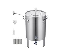 SucceBuy Cuve de Fermentation en Acier Inoxydable 304 60L Scellé Pour Plus de Fraîcheur