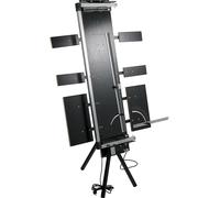 SucceBuy Découpeuse de polystyrène 42cm Max. Epaisseur de coupe Fil chaud Découpeuse de mousse 115cm Max. Longueur 0-90° Six fils chauffants avec support