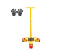 SucceBuy Déménageur de Machines Capacité 3000kg 3 Roues Pivotantes 360° PU Antidérapant