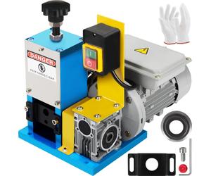 SucceBuy Dénudeur électrique Φ1.5mm~Φ25mm Dénudeur automatique portable Outil de câble 180W pour le recyclage des déchets de cuivre