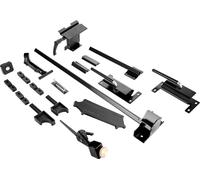 SucceBuy Dispositif d'affûtage multiple pour meuleuse double de 152,4 mm et 203,2 mm, set de 12 pièces avec plate-forme, guide d'onglet, support d'outil et bloc de réglage, convient pour les burins et
