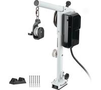 SucceBuy Dispositif électrique de levage de panier de crabe, 12 V DC 1200 W, treuil à câble avec capacité de levage de 90 kg, vitesse de ligne de 35 m/min, rotation de 360°, convient pour les pièges à