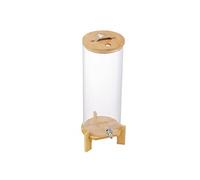SucceBuy Distributeur de Boissons Grande Capacité 13L Avec Support en Bois et Robinet