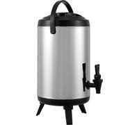 SucceBuy Distributeur de boissons isolant en acier inoxydable, 2 gallons (7.6 L), distributeur de boissons chaudes et froides avec robinet, qualité alimentaire pour les restaurants
