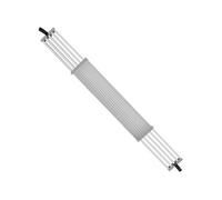 SucceBuy Planche de travail télescopique en aluminium, 2,4-4,9 m, capacité de charge 227 kg, planche d'échafaudage de 31,8 cm de large, accessoire d'échelle de rallonge antidérapant, matériau aluminiu