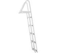 SucceBuy Échelle de bain à 5 marches, échelle de bateau amovible, capacité de charge 159 kg, 610 x 455 x 1825 mm
