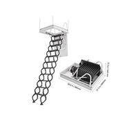 SucceBuy Echelle de Grenier Escamotable Capacité 299,4kg Hauteur Installation 285cm