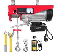 SucceBuy Electric Hoist, 2200 lbs capacité de levage, 1600W, 220V, treuil en fil d'acier avec télécommande sans fil, hauteur de levage 40ft, moteur Pure Copper, pour garage entrepôt usine