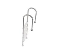 SucceBuy Escalier de Piscine en Acier Inoxydable Capacité 120kg Avec Rampes Pour Terrasse