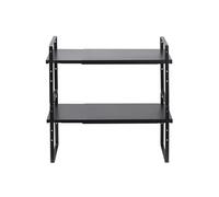 SucceBuy Etagère à Epices 2 Niveaux Réglable en Hauteur Capacité 10kg Largeur Extensible