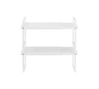 SucceBuy Etagère à Epices 2 Niveaux Réglable en Hauteur Pour Cuisine Salle de Bain Bureau