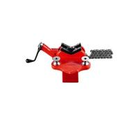 SucceBuy Etau à chaîne pour tuyaux 12,7-203,2 mm chaîne 88 cm fonte rouge