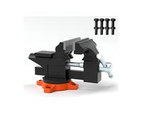 SucceBuy Etau d'Etabli Polyvalent Largeur Mâchoire 11,5cm Avec Enclume Fonte 4,8x4,3cm