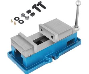 SucceBuy Étau Super-Lock 5", étau de table de haute précision pour machines CN/CNC, largeur de mors 125 mm, étau Lockdown pour le perçage, étau CNC avec force de serrage 24 kN