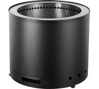 SucceBuy Feu sans fumée Fosse Four Feu de camp - H : 12,6 in x Dia : 15 in. Cendrier amovible, intérieur en acier inoxydable SUS430. Portable foyer extérieur pour le camping patio