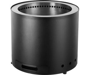 SucceBuy Feu sans fumée Fosse Four Feu de camp - H : 12,6 in x Dia : 15 in. Cendrier amovible, intérieur en acier inoxydable SUS430. Portable foyer extérieur pour le camping patio