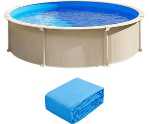 SucceBuy Feuille intérieure de piscine Feuille de piscine de remplacement φ350x120cm