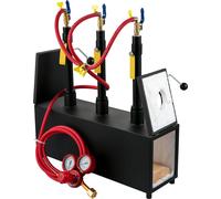 SucceBuy Four de forge à gaz et propane, 3 brûleurs, fabrication d'outils métalliques, forge portable, construction métallique, haute température