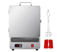 SucceBuy Four de fusion électrique 1500 W Température maximale 2192 ℉ Verre de trempe de métal de bricolage d'argile métallique d'acier inoxydable sur la poterie 1500W
