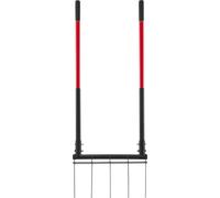 SucceBuy Fourche à bêcher 5 dents Broadfork Fourche à bêcher Outil de jardinage 510x320mm